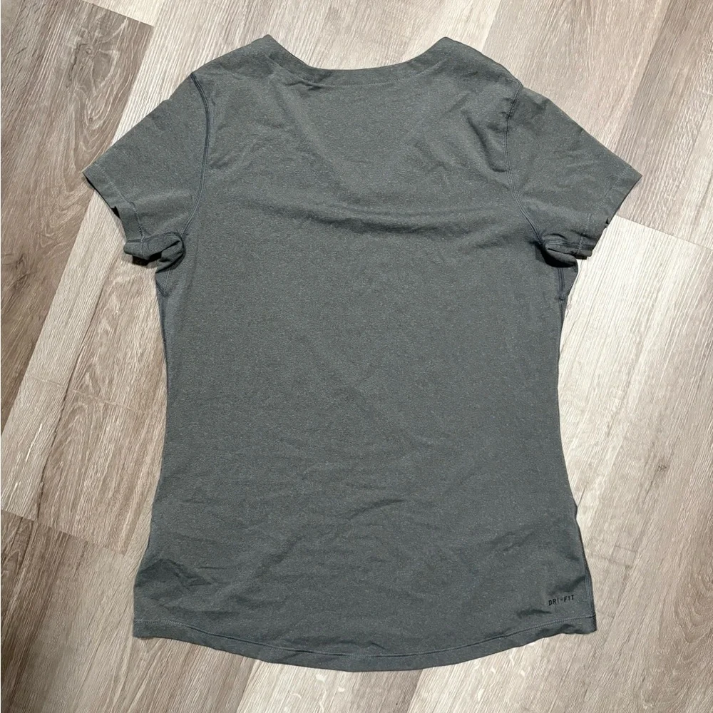 Nike Women's Charcoal V-Neck Tee